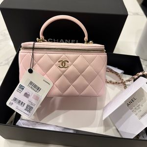 Chanel top handle vanity